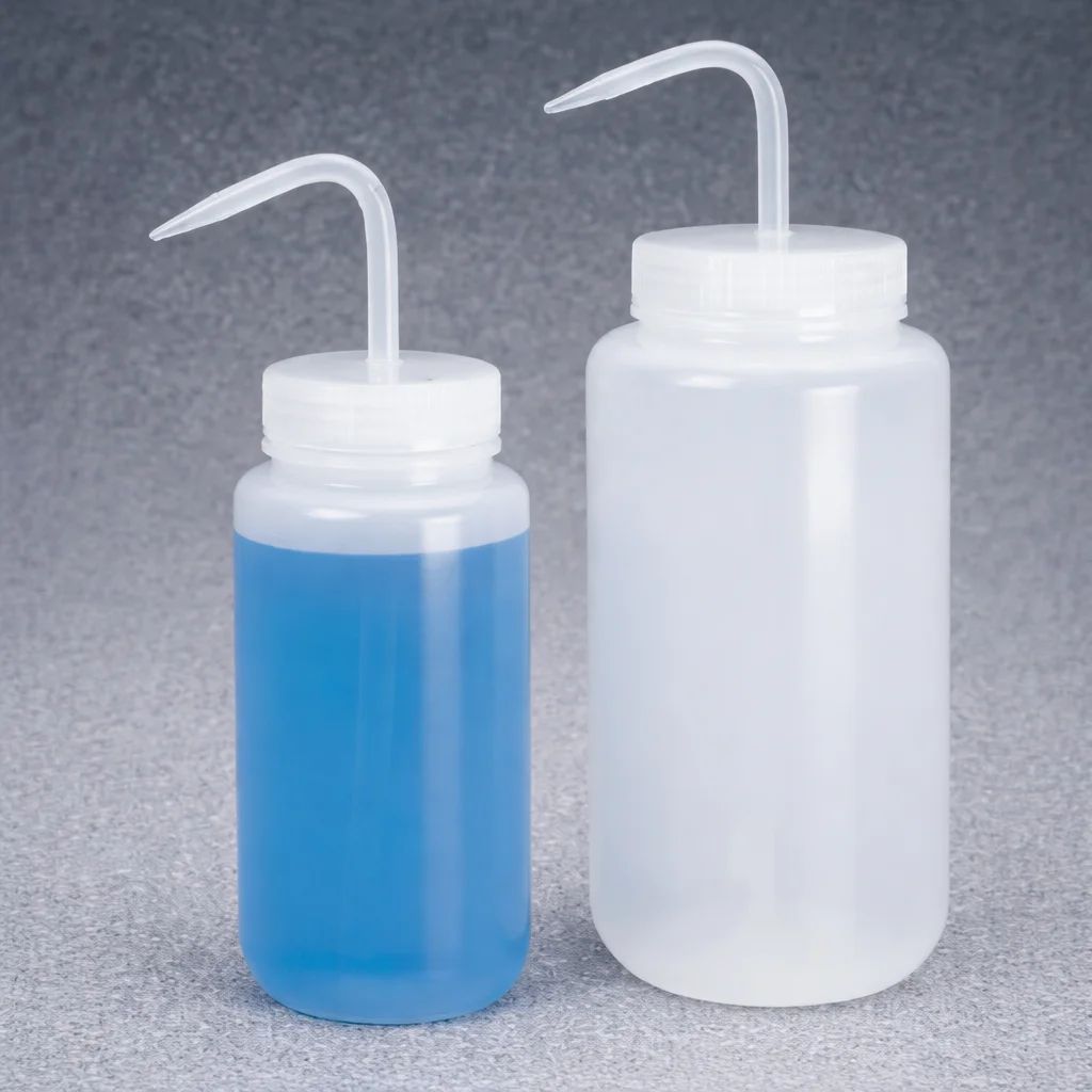 Wide Mouth wash bottle, LDPE material - Image 1