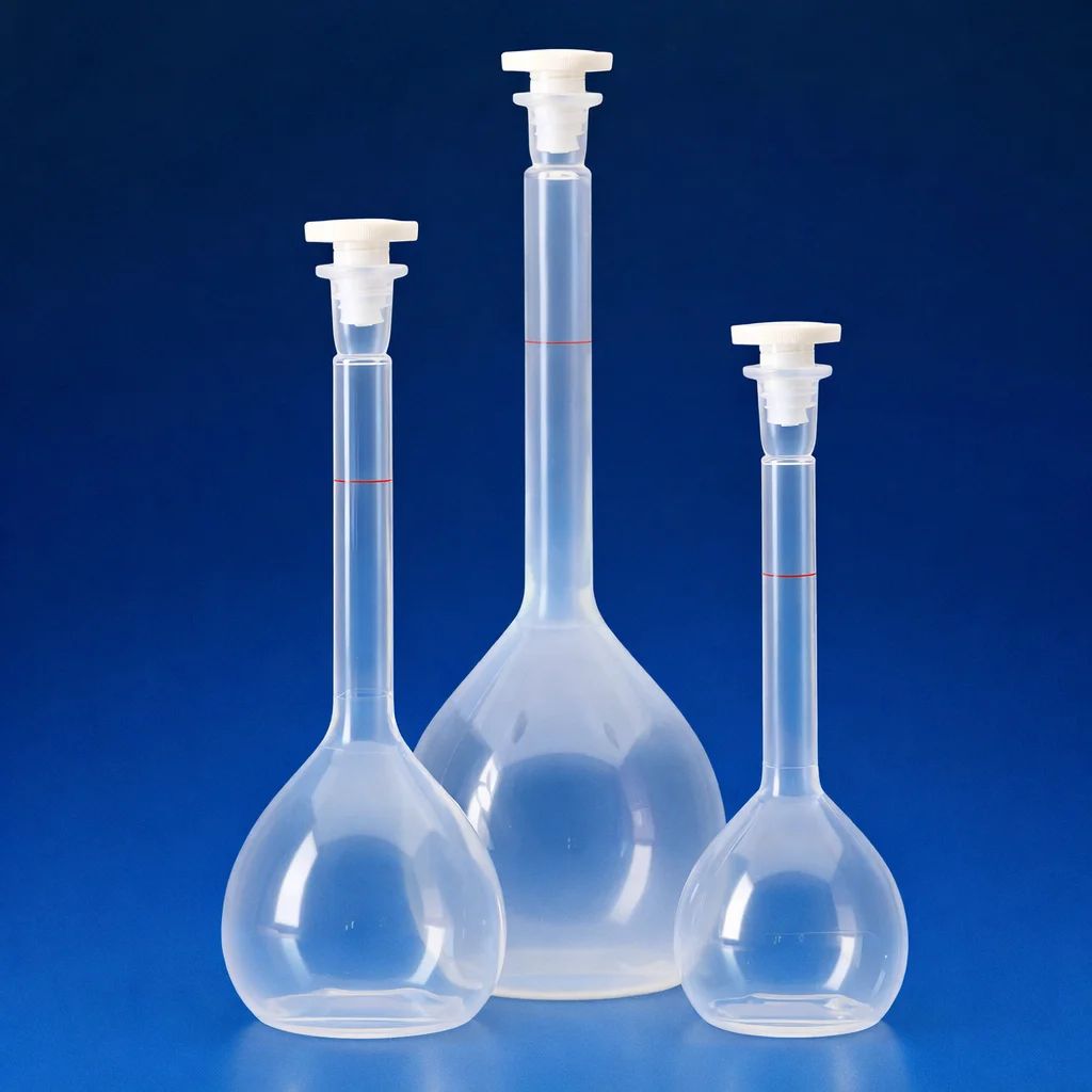 دوارق حجمية، مادة بولي بروبيلين (PP)، مزودة بسدادات (أغطية) من بولي بروبيلين (PP)، فئة B - Image 1