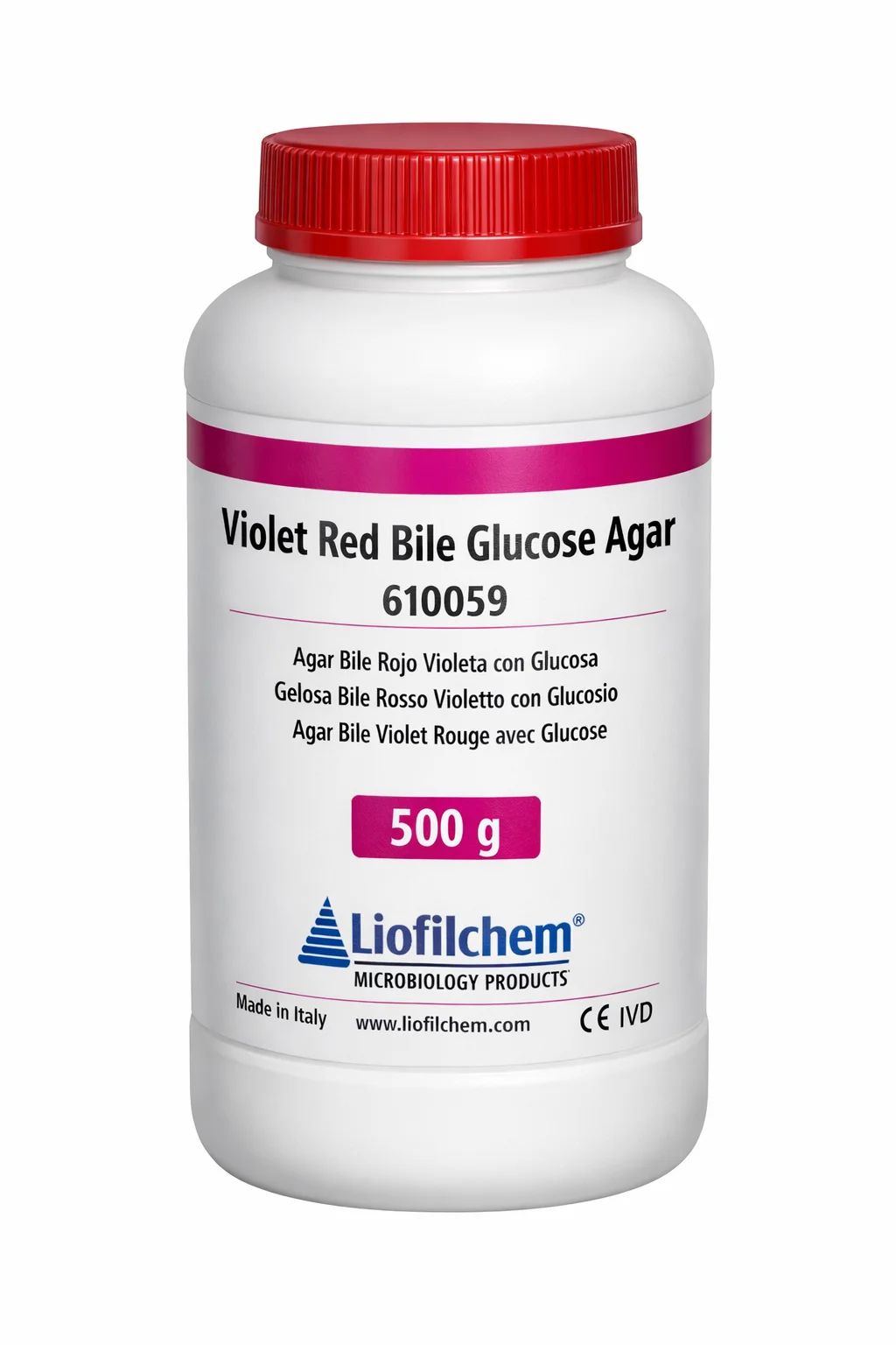 (Agar) مسحوق نباتي طبيعي باللون البنفسجي الأحمر بالصفراء والجلوكوز 500 غرام - Image 1