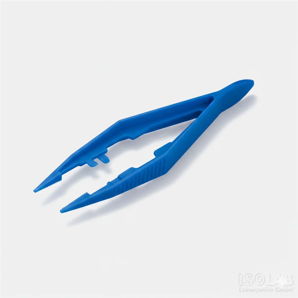Forceps - general use - ABS - sharp/straigth - 110 mm  - Image 1