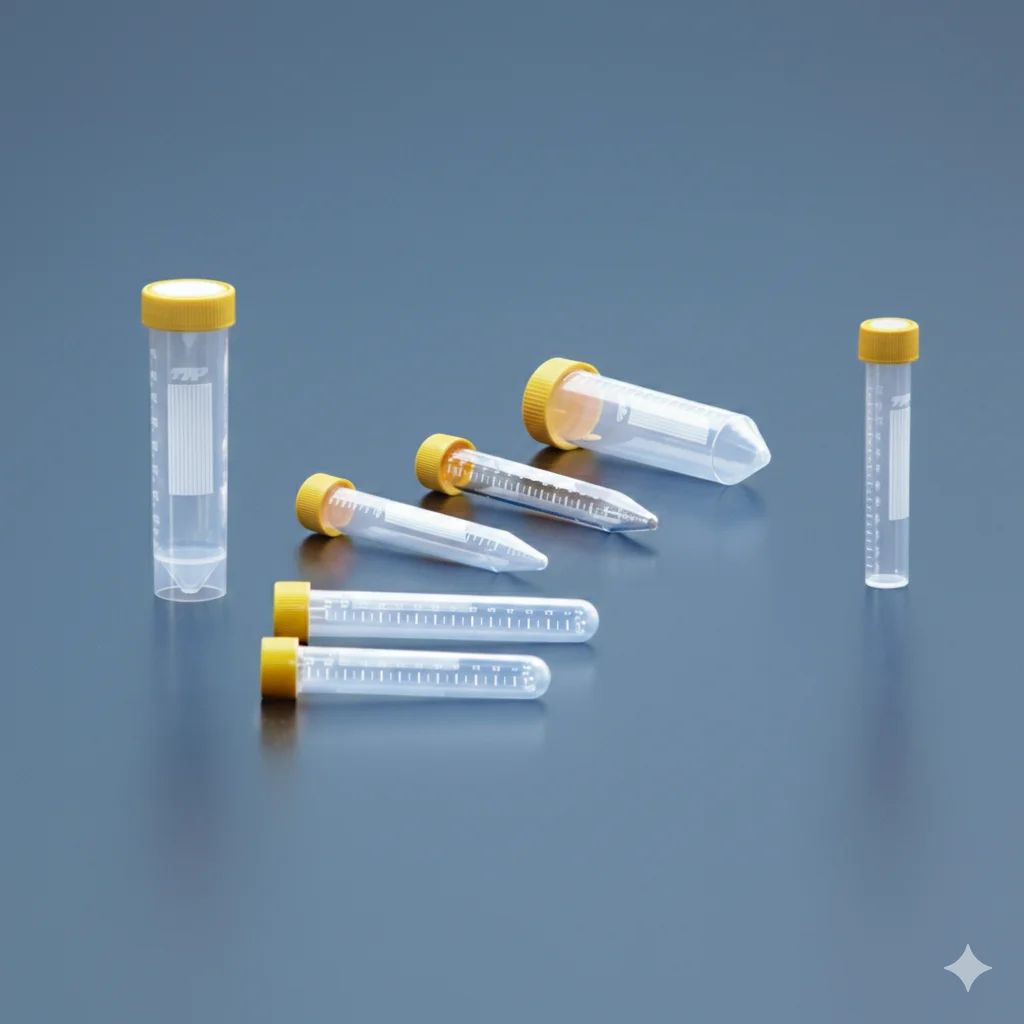 أنبوب طرد مركزي مخروطي الشكل سعة 50 مل من مادة TPP، رقم المنتج: ppr-PK360 - Image 1