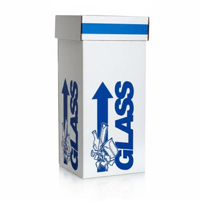 Azlon Floorstanding Glass Disposal Bin