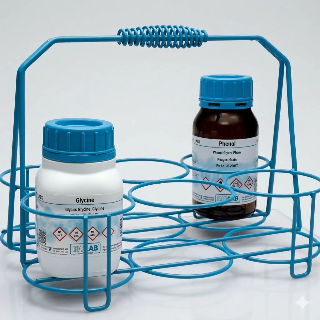 Bottle Carrier for Bottle Max Diameter 100mm, 6 x 500ml Manufactured from epoxy coated steel wire for safe transportation of 500 ml. - Image 1