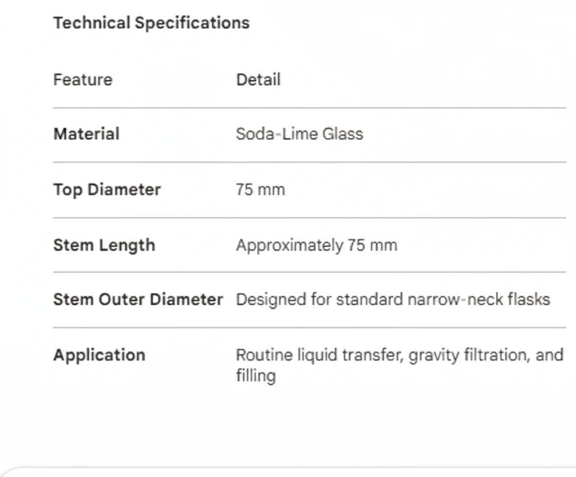 قمع صودا 75 مم من فيشربراند - Thumbnail 2