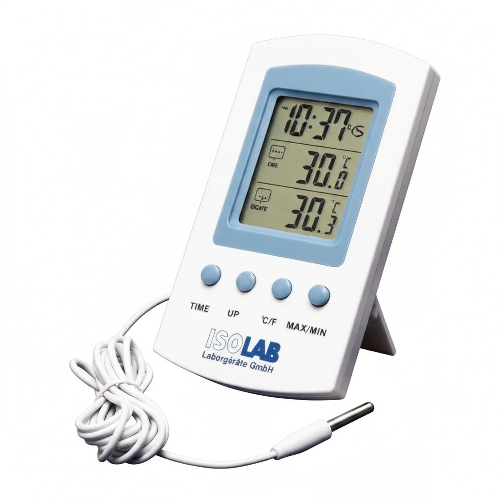 ميزان حرارة مكتبي – عرض مزدوج لدرجتي الحرارة - Image 1