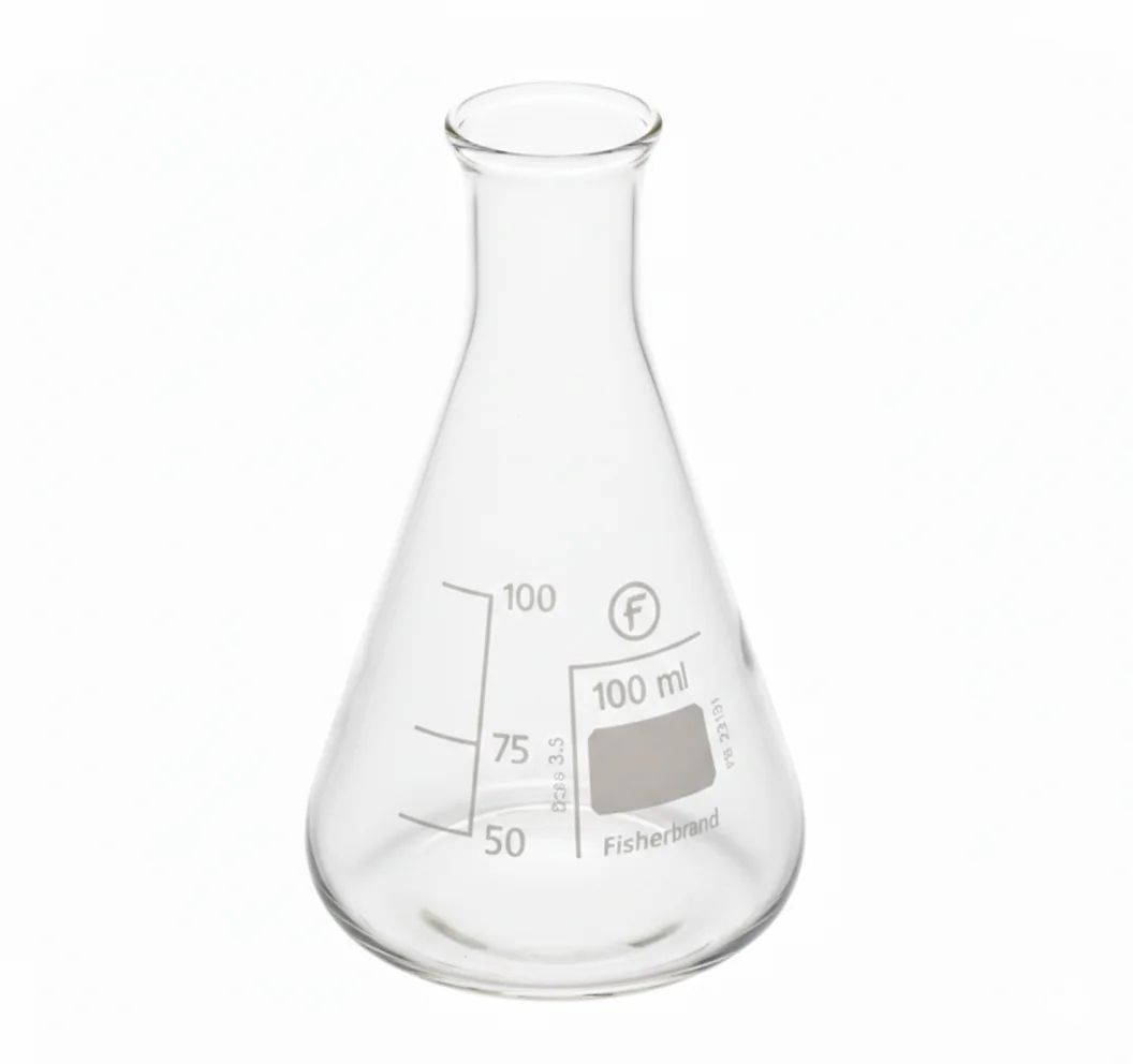 Fisherbrand X10  Flask, erlenmeyer, conical, narrow neck, Borosilicate Glass FB33130 - Thumbnail 2
