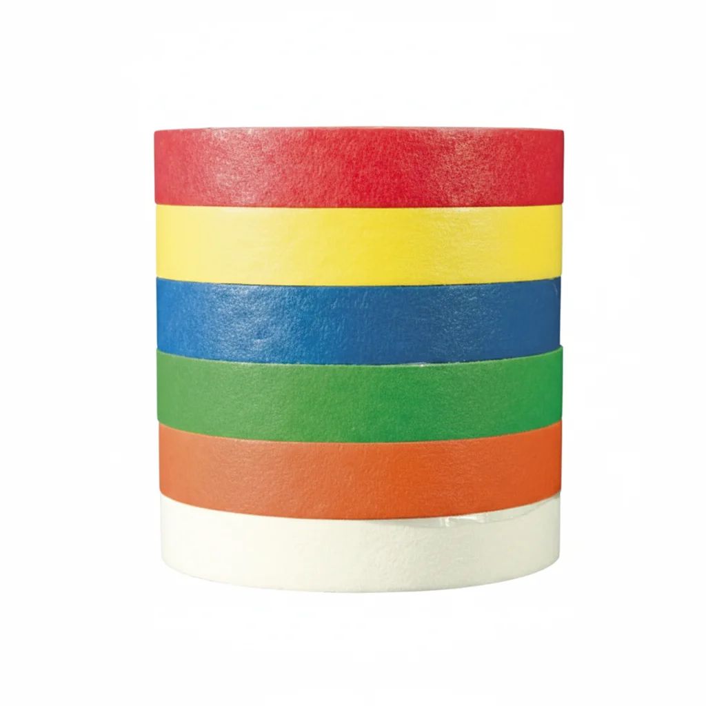 Labelling Tape - rainbow assorted colors set of 6  - Image 1