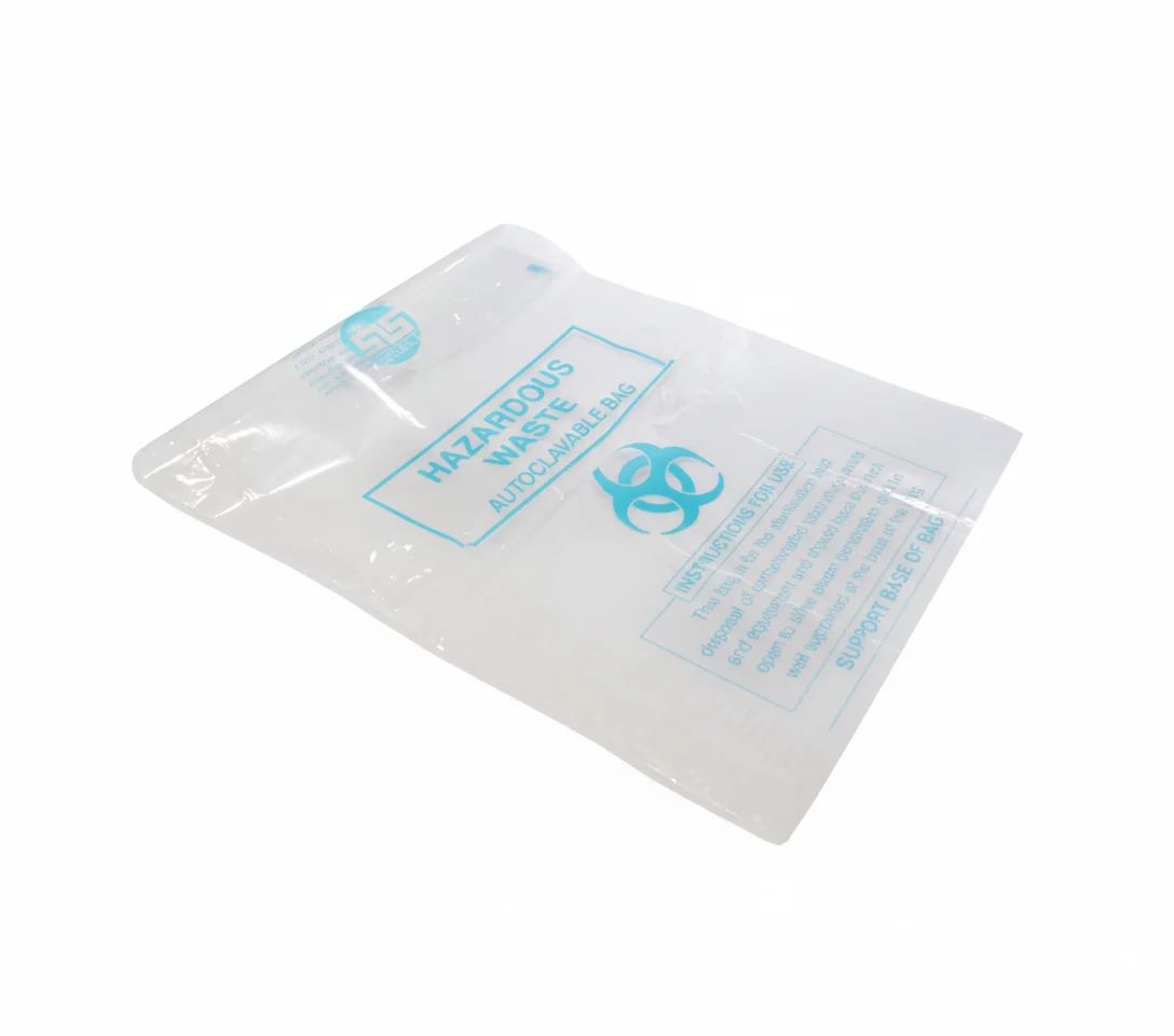 SLS Select Autoclave Bag, HDPE Material for general disposal. Autoclavable up to 121°C.
