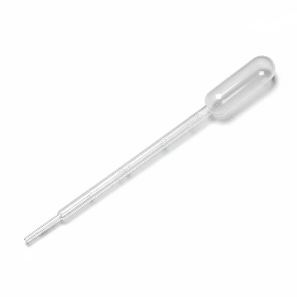 PASTEUR PIPETTE, LDPE MATERIAL, CAP.5ML/150MM LONG, GRADUATED AT EVERY 1/4ML UP TO 1ML.  - Image 1