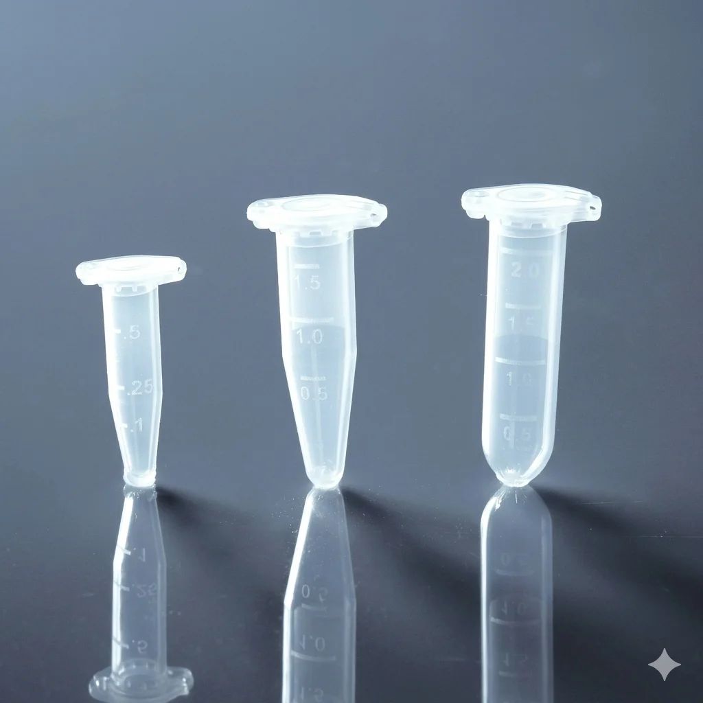 MICROCENTRIFUGE TUBE, 0.5ml, 1.5ml,2.0ml PP MATERIAL - Thumbnail 2