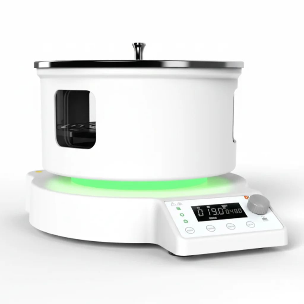 حمام تسخين مغناطيسي رقمي بشاشة LCD مع تقليب، 220 فولت، 50-60 هرتز، قابس بريطاني - Image 1