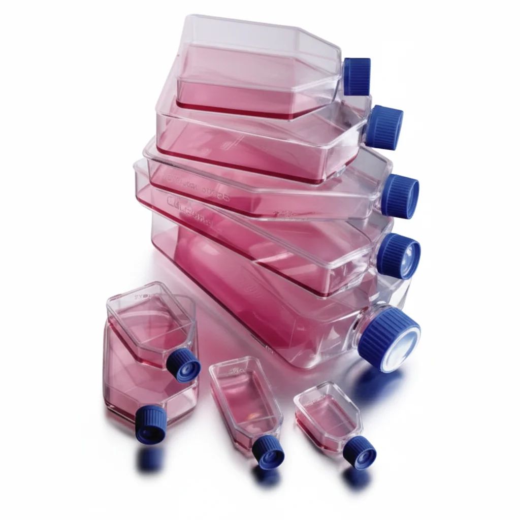 Falcon 25cm2 70ml Tissue Culture Flask Canted Neck With Vented Cap - Thumbnail 2