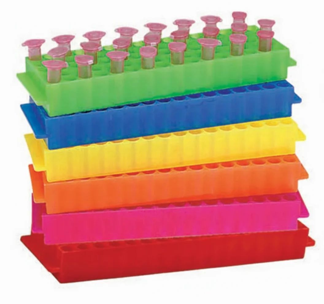 Fisherbrand™ Polypropylene 96-Well PCR™ Rack holds 0,2mL, 03-448-20, Pack of 5 - Image 1
