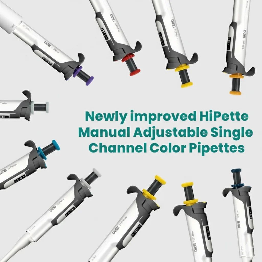 HiPette Manual Single-Channel Adjustable Colorful Pipette  - Thumbnail 2