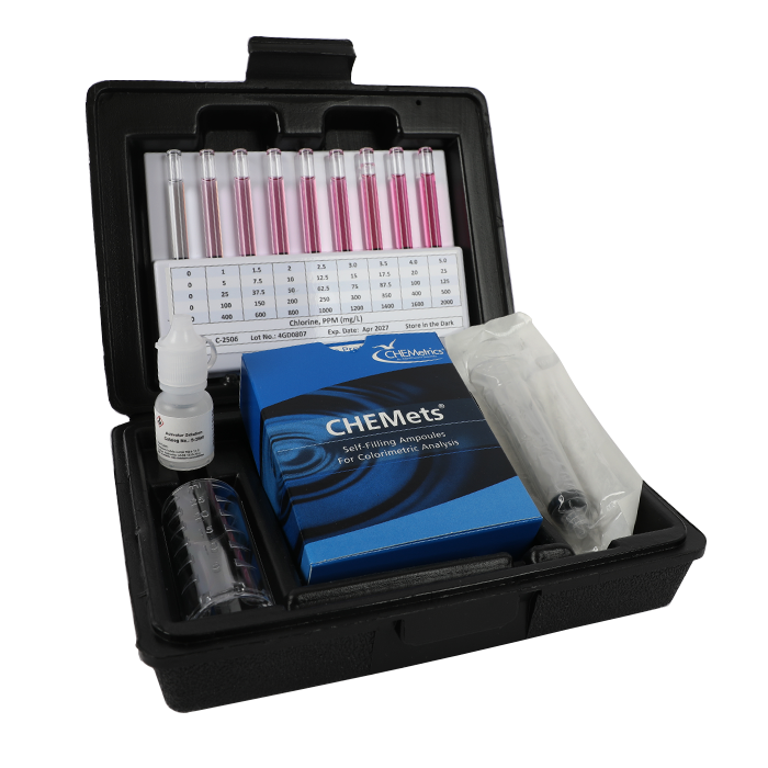 Chlorine HR CHEMets® Test Kit (0-25 ppm) Delivery: 4-5 Weeks